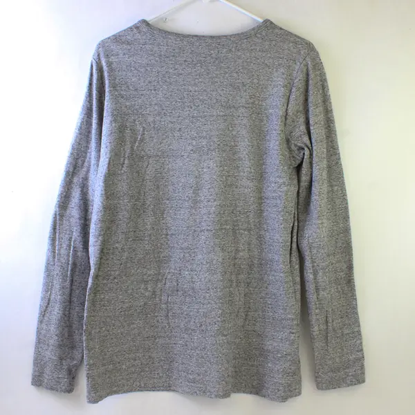 Duluth Trading Co Gray Speckled Long Sleeve Longtail T T-Shirt Top Women' Size M