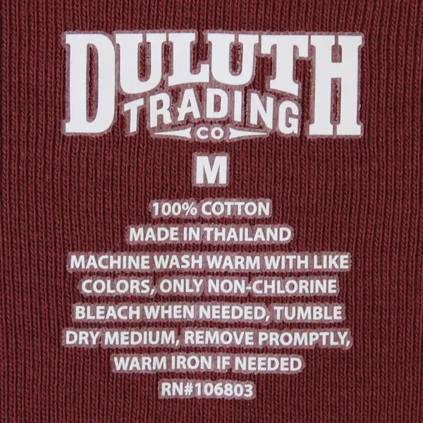 Duluth Trading Co Rust Red Short Sleeve T-Shirt Top 100% Cotton Women's Size M