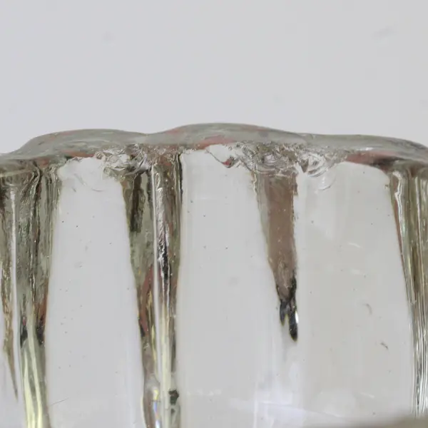 Vintage Pressed Glass Candle Holders Collectible