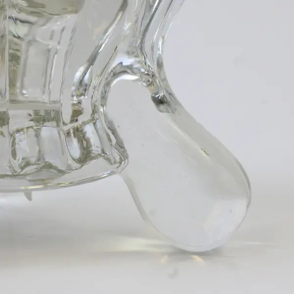 Vintage Pressed Glass Candle Holders Collectible