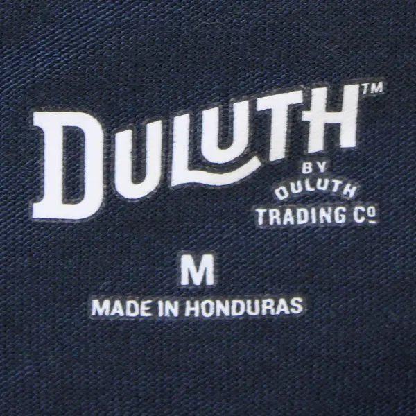 Duluth Trading Co Navy Blue Short Sleeve Dry On The Fly T-Shirt Top Women's Sz M