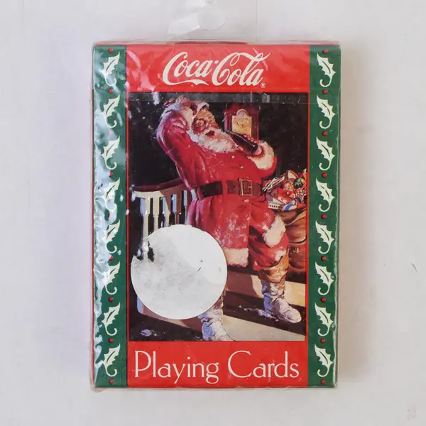 Coca Cola Coke Santa Claus Christmas Red Playing Cards  Vintage 1993 Sealed~New