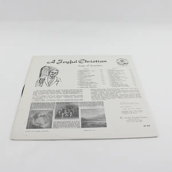 Nickel Family Singers A Joyful Christian Songs of Assurance 12" Vinyl Record