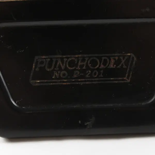 Vintage Rolodex Punchodex P-201 Two-Hole Punch