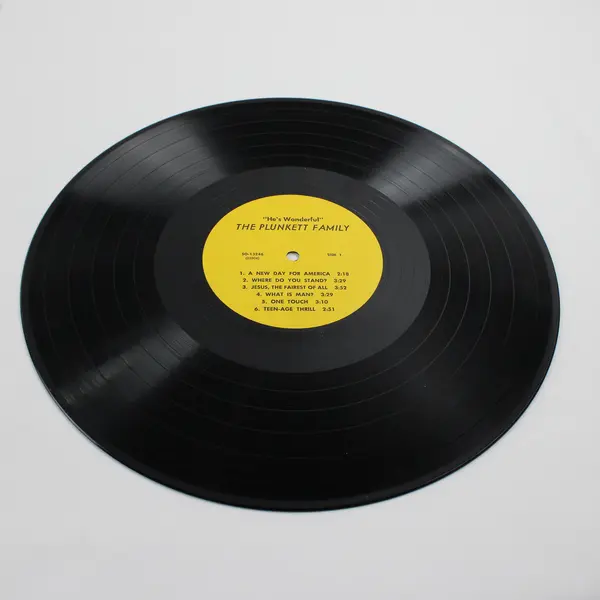  The Plunkett Family He's Wonderful 12" Vinyl Record