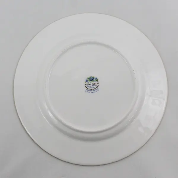 Royal Albert Bone China “July” Plate Flower of the Month Series – Forget-Me-Nots