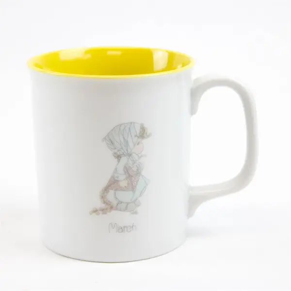 Enesco Precious Moments March Coffee Mug - New Collectible Birthday Gift