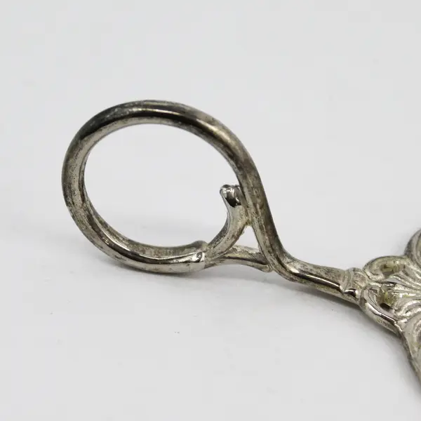 Victorian Silver Plate Acorn Shaped Tart Or Pie Server With Finger Loop