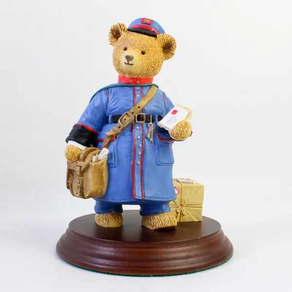 Dept 56 Upstairs Downstairs Bears Mr Bodicoat 'Morning Delivery' 1994 Figurine