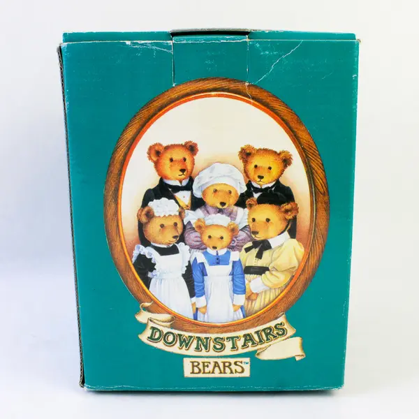 Dept 56 Upstairs Downstairs Bears Mr Bodicoat 'Morning Delivery' 1994 Figurine
