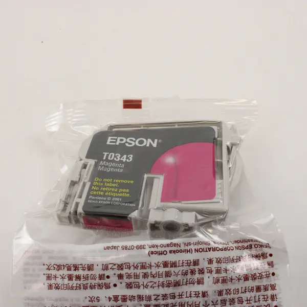 Lot of 5 Epson Ink Cartridges T0348 T0341 T0343 T0342 Expired