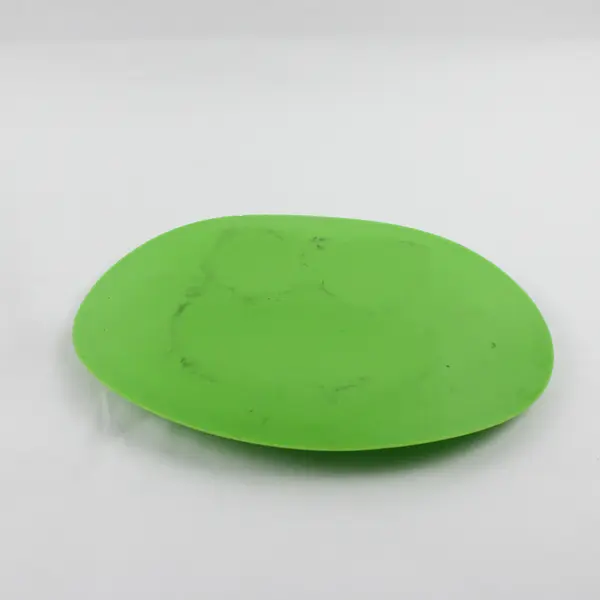 Kirecoo Solid Green Color Silicone Owl Suction Baby/Toddler Non-Slip Plate