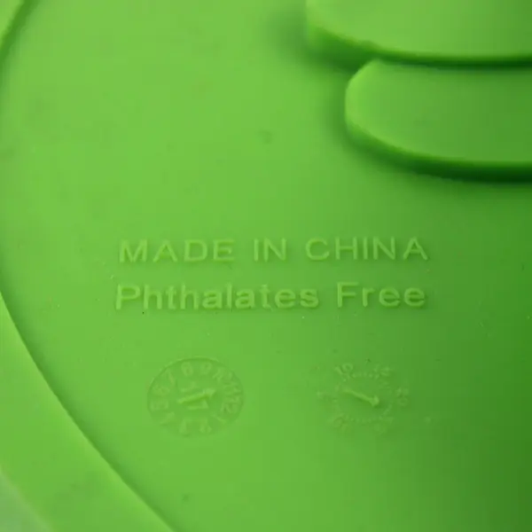 Kirecoo Solid Green Color Silicone Owl Suction Baby/Toddler Non-Slip Plate