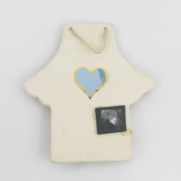 Vtg Heart & Soul Ceramic House "A Mother Is A Lifelong Friend" Plaque