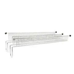 Vintage Wire CD Tower Rack Stand Holds 100 CDs 32in Tall Media Storage