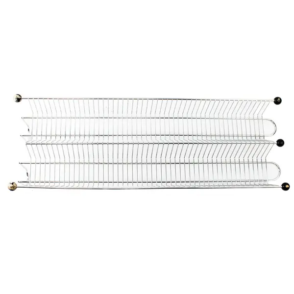 Vintage Wire CD Tower Rack Stand Holds 100 CDs 32in Tall Media Storage