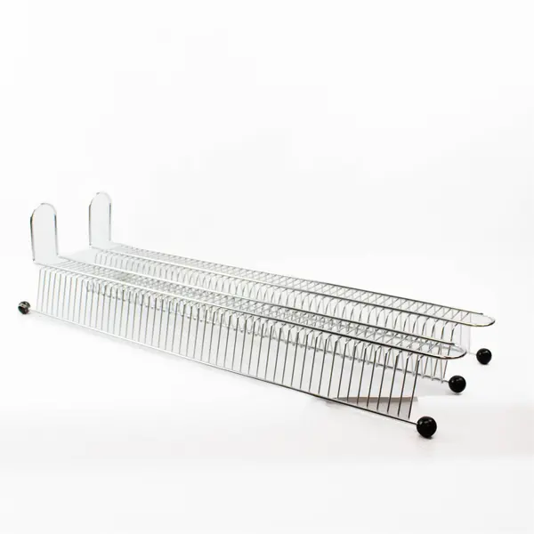 Vintage Wire CD Tower Rack Stand Holds 100 CDs 32in Tall Media Storage