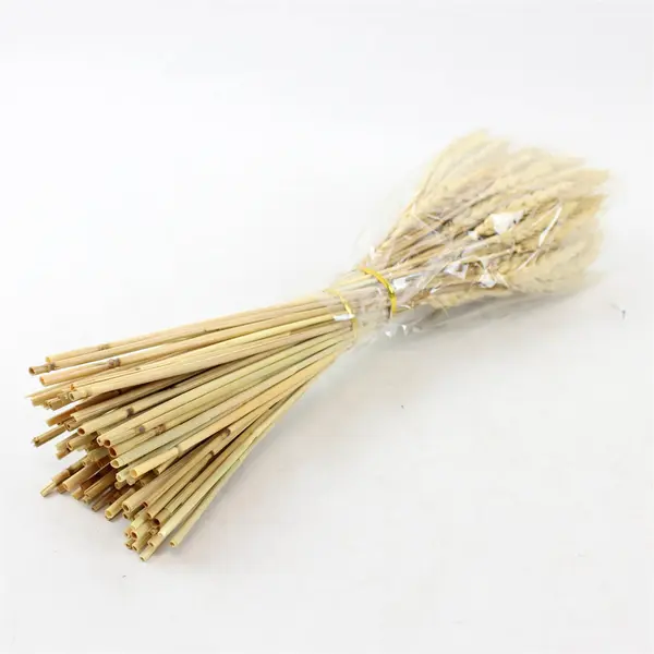 100 Stems Dried Natural Wheat Stalks Bundle for Crafts Home Decor 16.5in