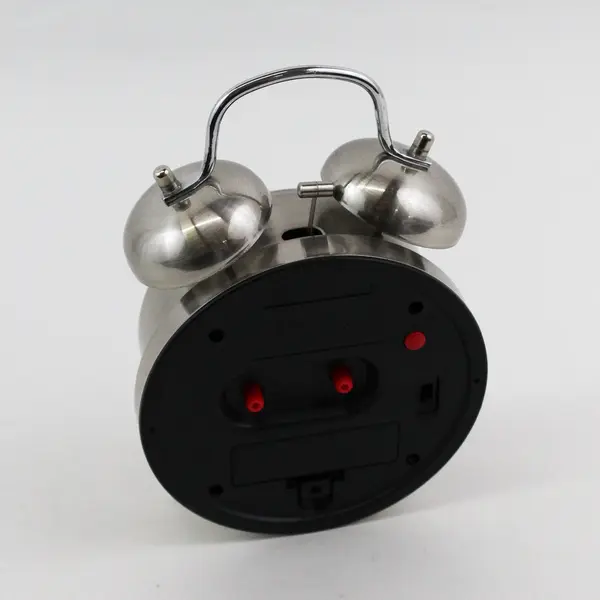 Sharp Stainless Twin Bell Alarm Clock Model SPC800 