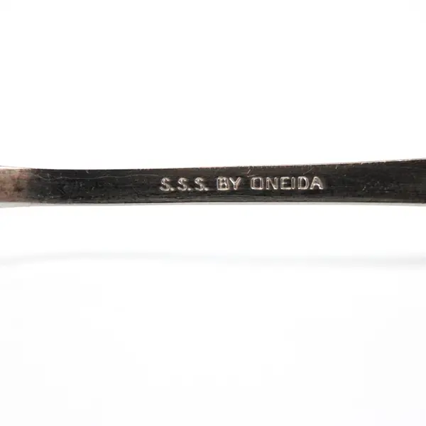 Set of 4 Oneida Colonial Boston Stainless Individual Salad Forks