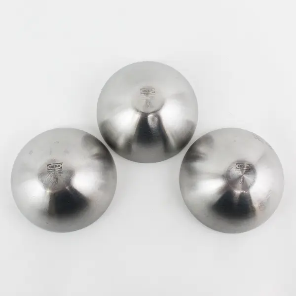 Set of 3 IKEA Stainless Steel Mixing Bowls Stackable