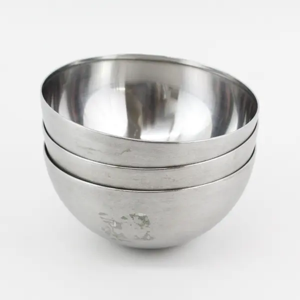 Set of 3 IKEA Stainless Steel Mixing Bowls Stackable