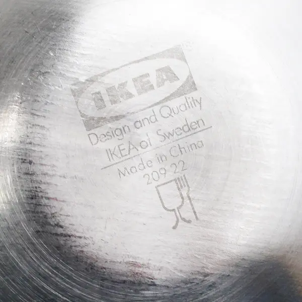 Set of 3 IKEA Stainless Steel Mixing Bowls Stackable