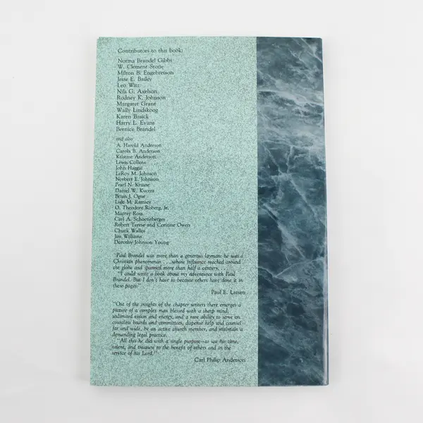 A Giving Spirit The Story of Paul W. Brandel by Eloise V. Nelson Paperback 1990