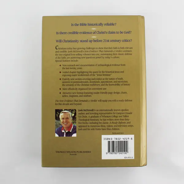 The New Evidence That Demands A Verdict by Josh McDowell Hardcover 1999