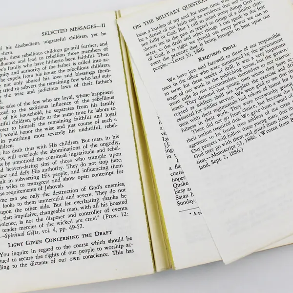 Vintage Paperback Selected Messages Book Two by Ellen G. White 1958 edition
