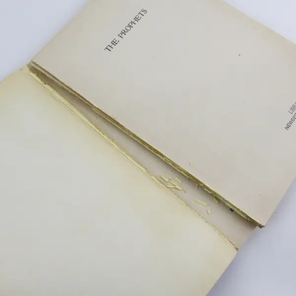 The Prophets: An Introduction - 1969 Paperback By Heschel, Abraham J. Used 