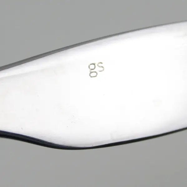 Lot of 4 GS Vault Pattern SS Glossy Flat Handle Butter Knife 6.25" Rare HTF Item