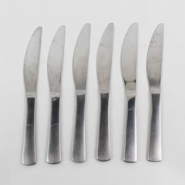 Lot Of 6 GS Park-Carry On Pattern 18/10 SS Matte Butter Knives Rare Item 7.25"