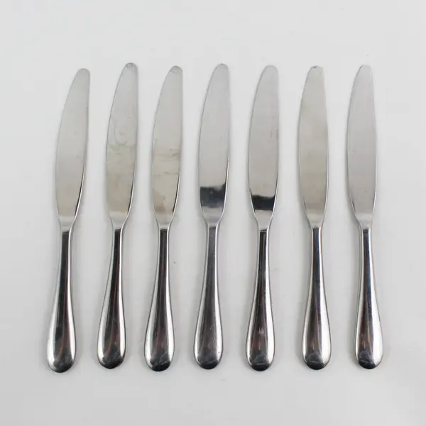 Lot of 7 Gourmet Settings Alto Pattern 18/10 SS Butter Knives 7.25" Rare HTF