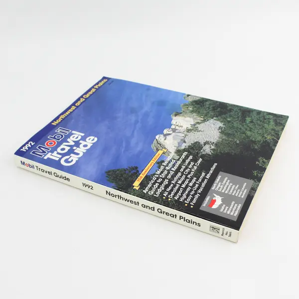1992 Mobil Travel Guide Northwest and Great Plains 35th Anniversary Edition PB