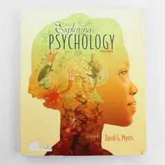 Exploring Psychology Ninth Edition by David G. Myers 2014 Paperback Textbook