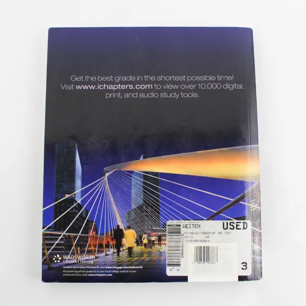 Psychology: Themes and Variations Briefer Version Wayne Weiten  2011 Paperback