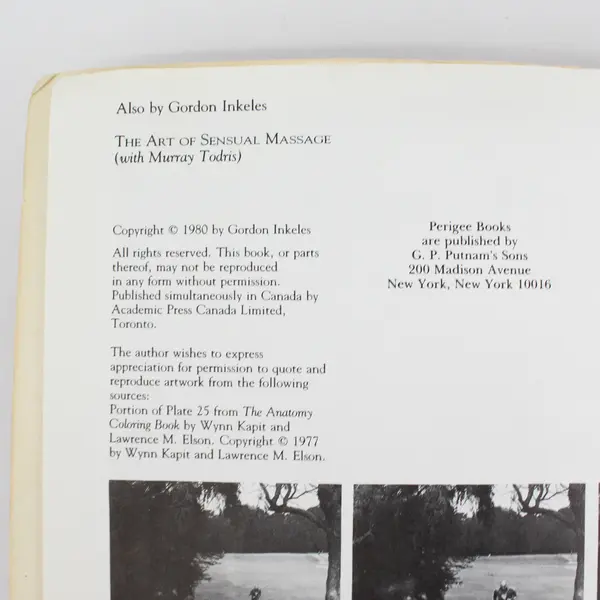 The New Massage by Gordon Inkeles 1980 Paperback