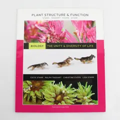 Plant Structure & Function: Biology The Unity and Diversity of Life 2013 PB