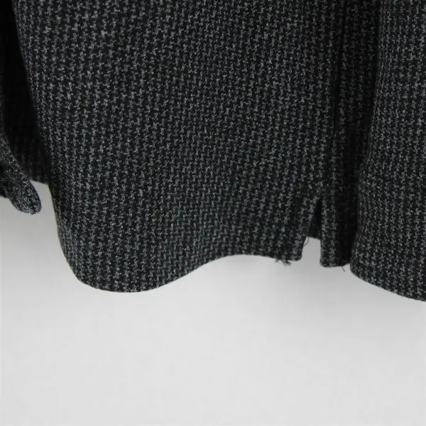 Free Assembly Women's XL Black Thick Houndstooth Cotton Plaid Button Down Shirt