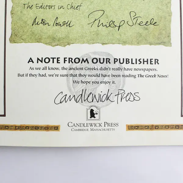 The Greek News: Alexander Victorious by Powell & Steele - Kids' History Book