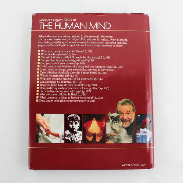 ABCs of the Human Mind - A Family Answer Book Readers Digest 1990 Hardcover