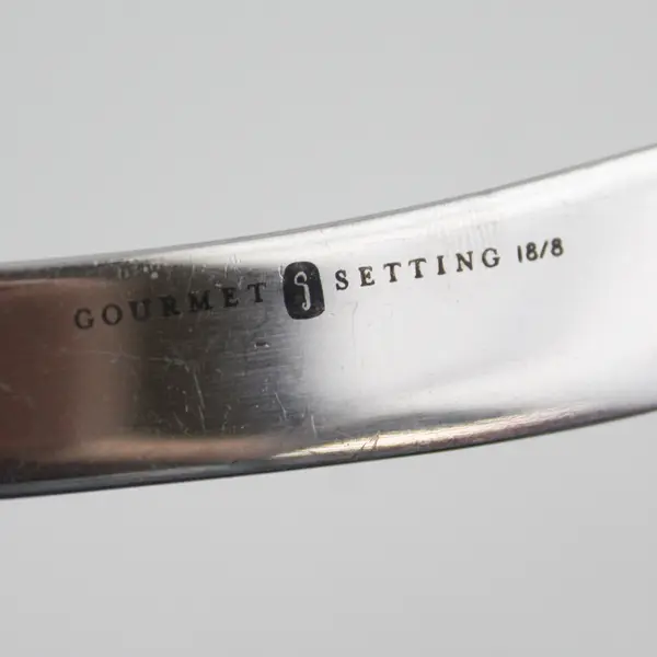 Lot of 8 GS GON3 Pattern 18/8 SS W/Black Oxidized Butter Knives 7" Rare HTF 