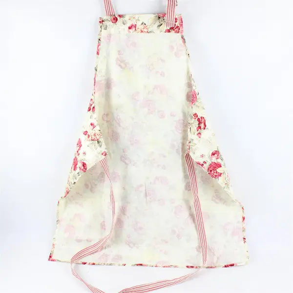 Handmade Adult Bib Apron Featuring Beautiful Florals and Country Scenes