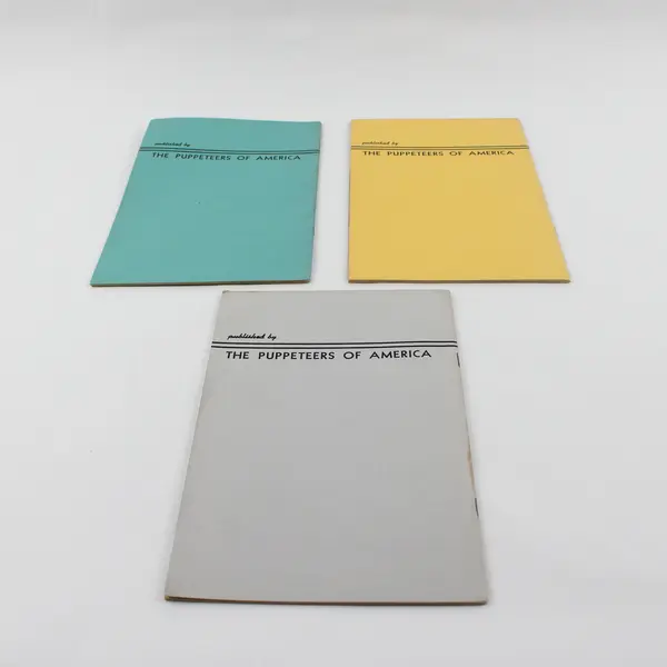 Lot of 3 Vintage Puppetry Journal 1951 March/April Sept/Oct Nov/Dec Good