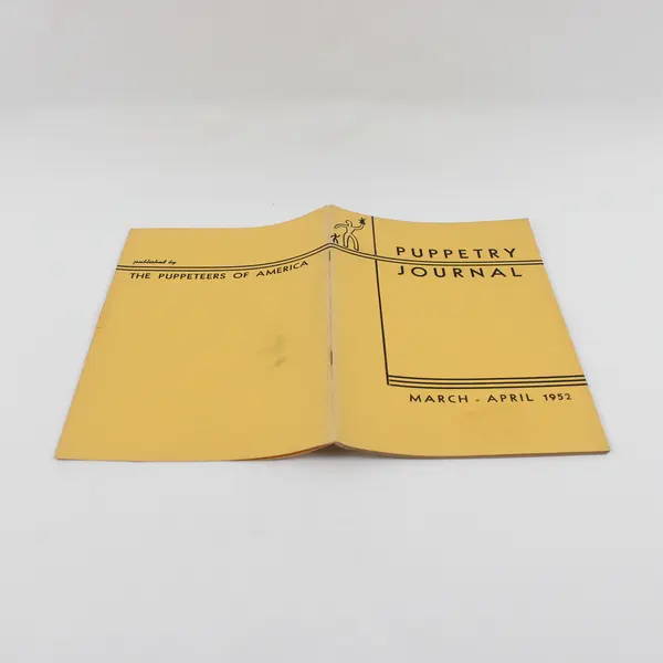 Lot of 5 Vintage Puppetry Journal 1952 March Through December Good Condition