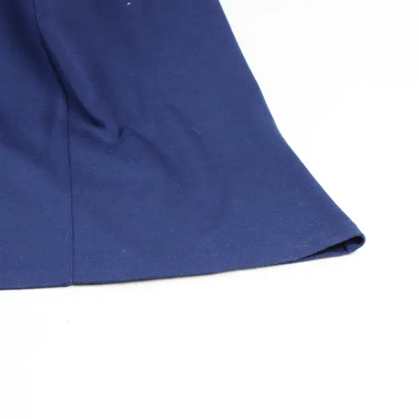 Vintage Liz Claiborne Women's L Navy Blue Wool Blend Long Sleeve Maxi Dress