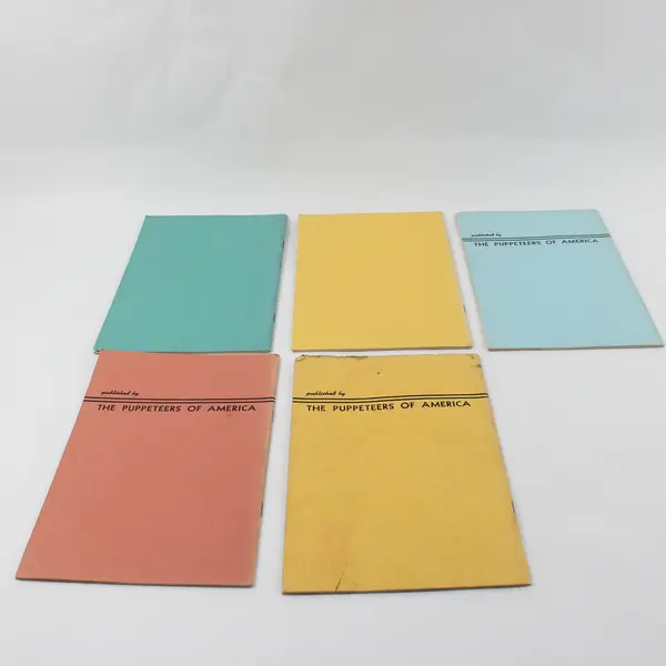 Lot of 5 Vintage Puppetry Journal 1953 January - June & September - December 