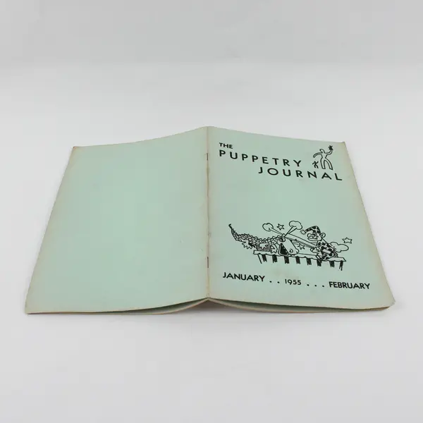 Lot of 3 Vintage Puppetry Journal 1955 Jan/Feb May/June Nov/Dec Good Condition