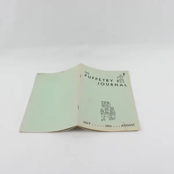 Lot of 3 Vintage Puppetry Journal 1960 July/Aug Sept/Oct Nov/Dec Good Condition